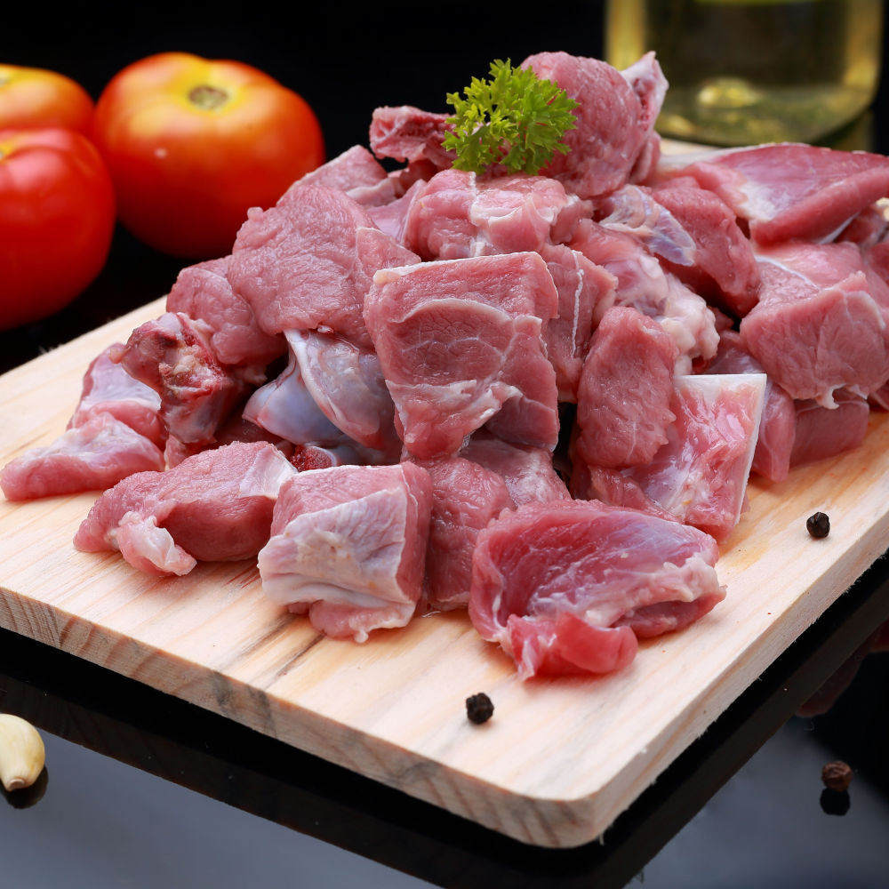 Fresh hygienic goat meat processing at Freshflow Foods facility
